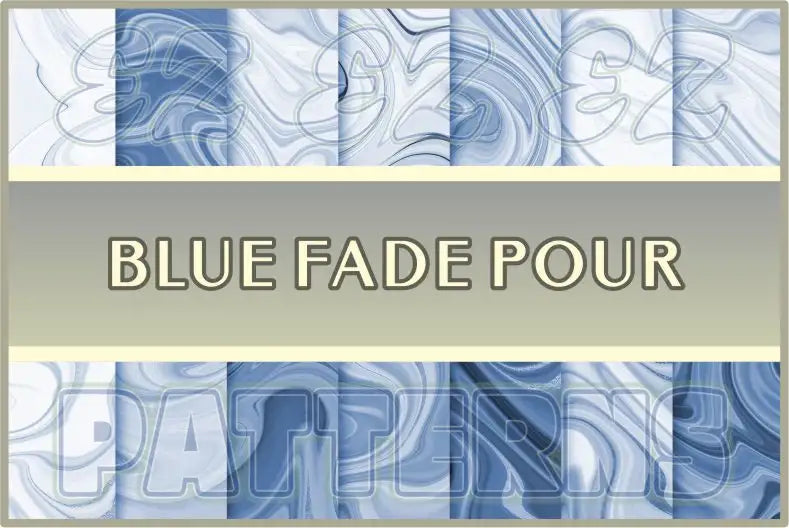 Blue Fade Pour