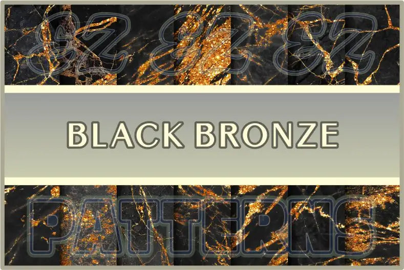 Black & Bronze Marble