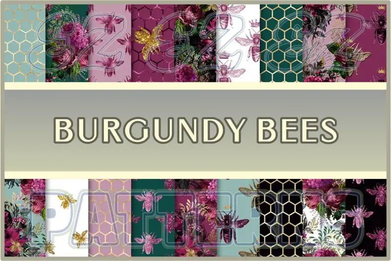 Burgundy Bees