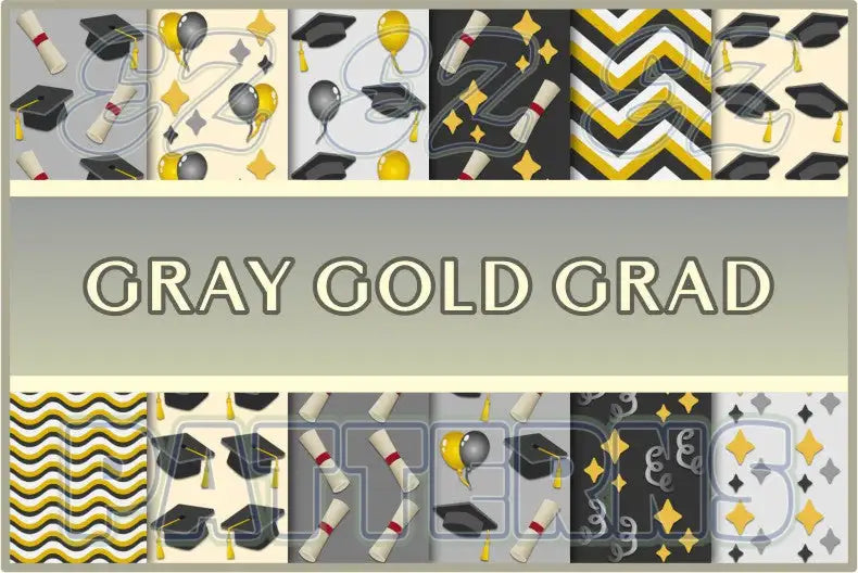 Gray Gold Grad