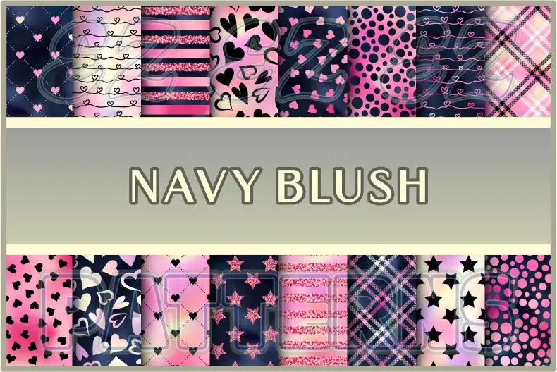 Navy Blush