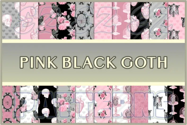 Pink Black Goth