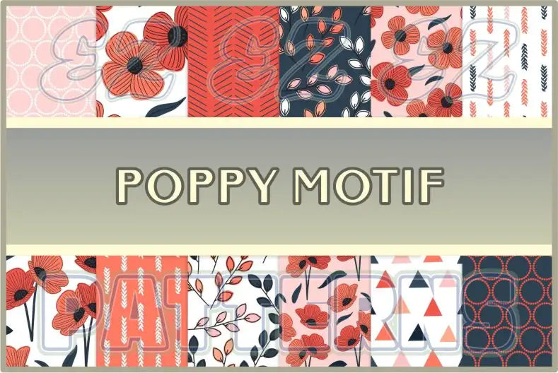 Poppy Motif