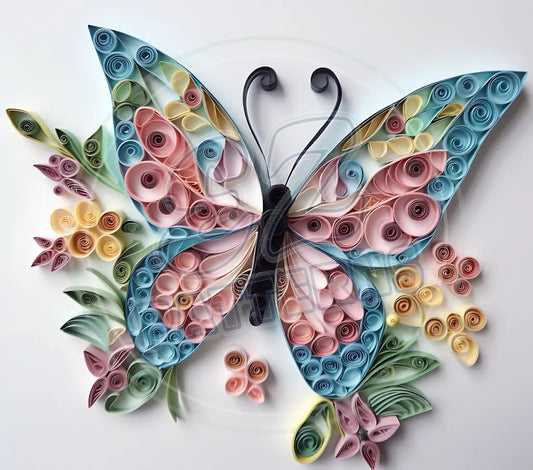 3D Butterflies 037 Printed Pattern Vinyl