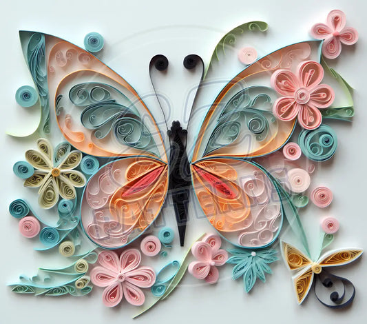 3D Butterflies 038 Printed Pattern Vinyl