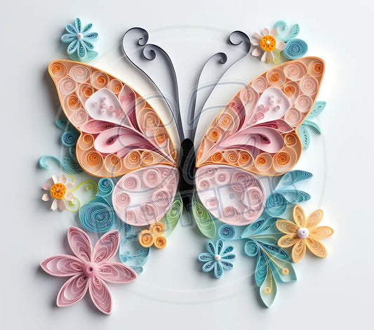 3D Butterflies 043 Printed Pattern Vinyl