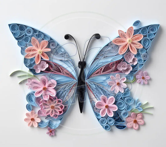 3D Butterflies 049 Printed Pattern Vinyl