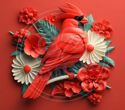 3D Cardinals 003 Printed Pattern Vinyl