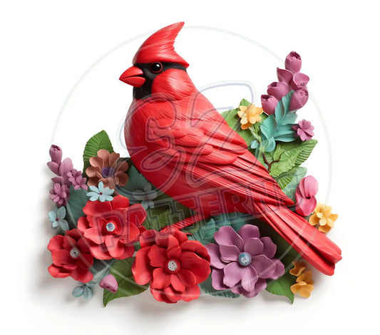 3D Cardinals 015 Printed Pattern Vinyl