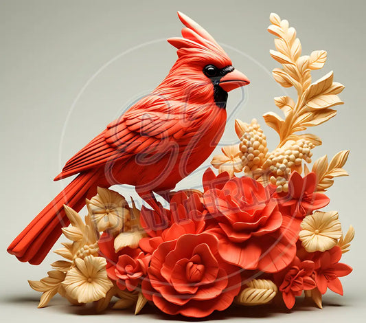 3D Cardinals 018 Printed Pattern Vinyl