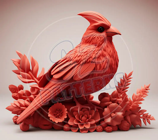 3D Cardinals 024 Printed Pattern Vinyl
