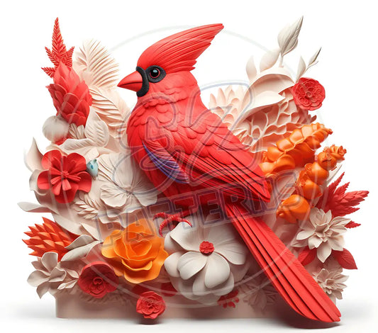 3D Cardinals 027 Printed Pattern Vinyl