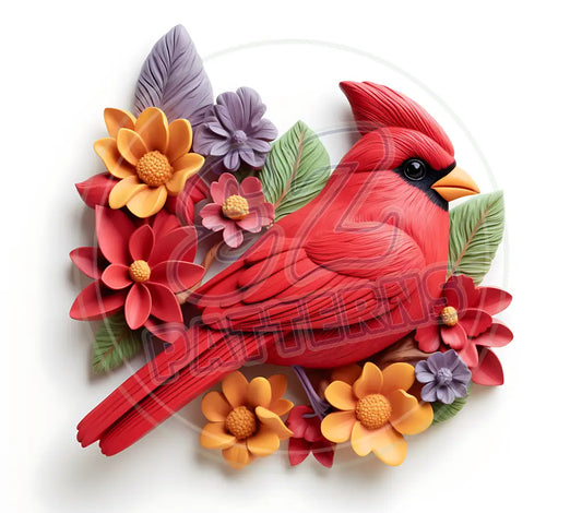 3D Cardinals 029 Printed Pattern Vinyl