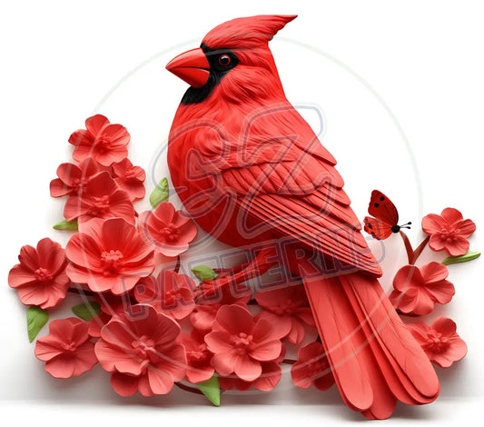 3D Cardinals 030 Printed Pattern Vinyl