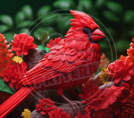 3D Cardinals 043 Printed Pattern Vinyl
