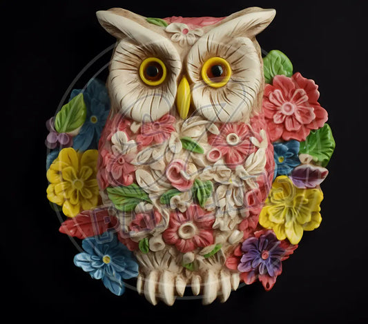 3D Owls 060 Printed Pattern Vinyl