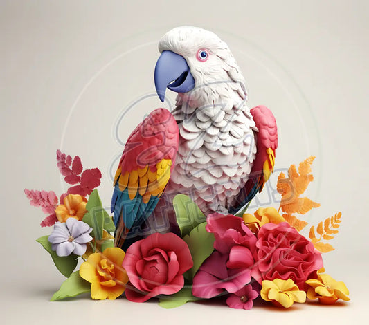 3D Parrots 020 Printed Pattern Vinyl
