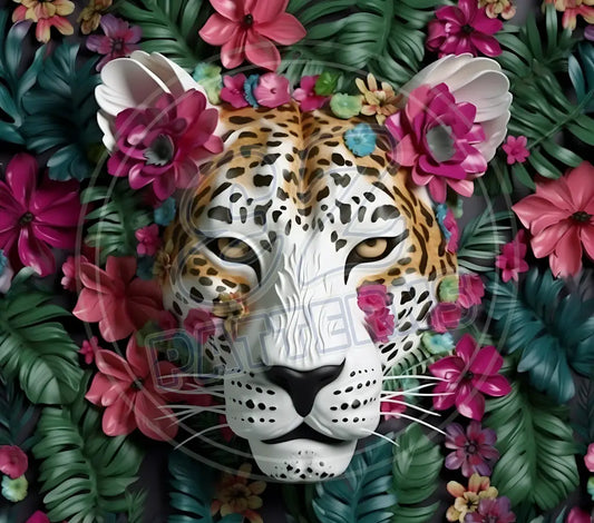 3D Safari Animals 006 Printed Pattern Vinyl