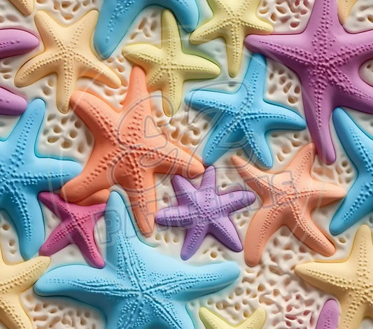 3D Starfish 005 Printed Pattern Vinyl