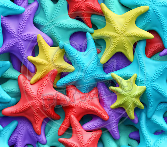 3D Starfish 006 Printed Pattern Vinyl