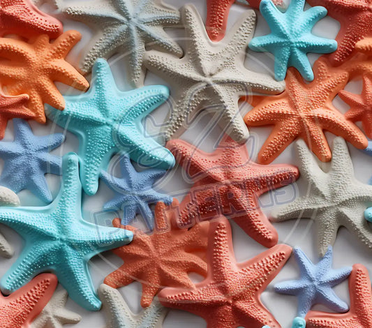 3D Starfish 013 Printed Pattern Vinyl