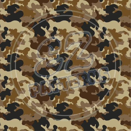Army Camo 010 Printed Pattern Vinyl
