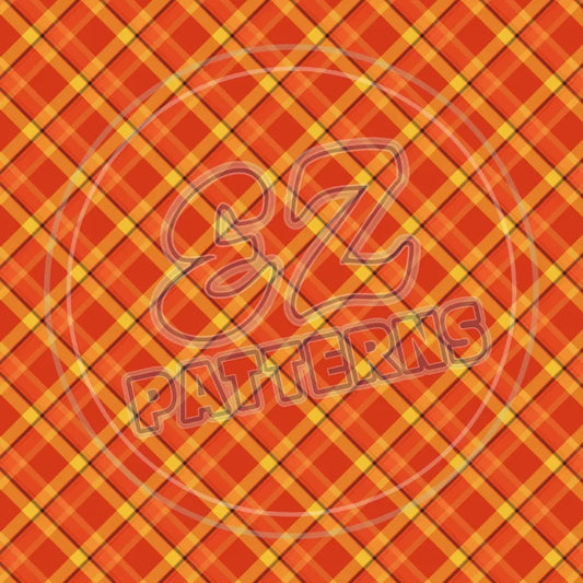 Autumn Orange 008 Printed Pattern Vinyl