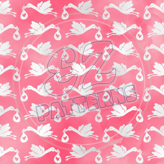 Baby Pink 005 Printed Pattern Vinyl