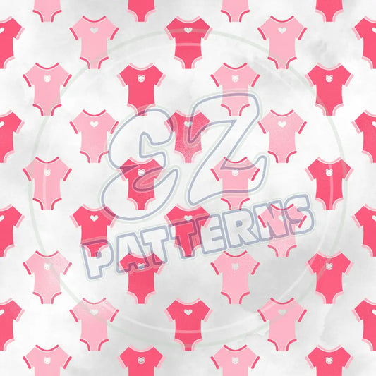 Baby Pink 009 Printed Pattern Vinyl