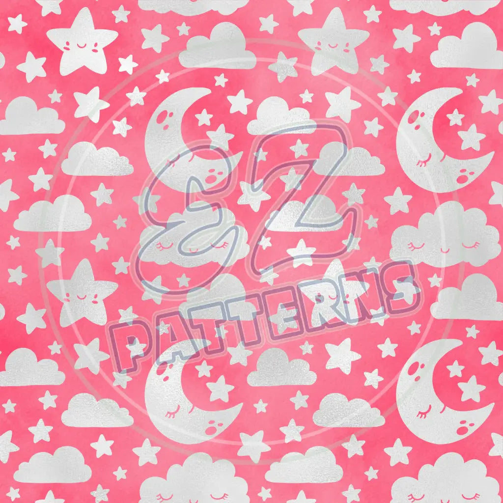 Baby Pink 016 Printed Pattern Vinyl