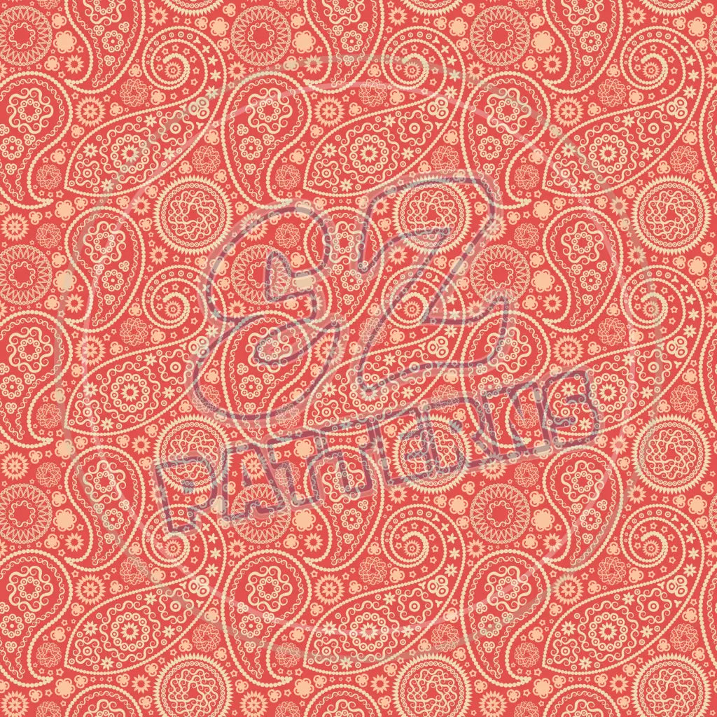 Bandana Paisley 002 Printed Pattern Vinyl