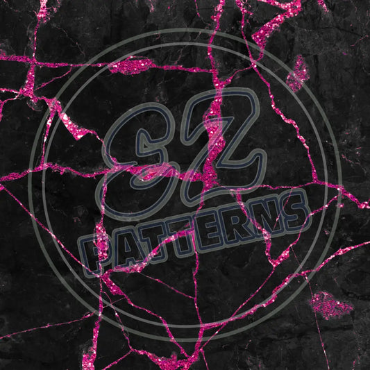 Pink & Black Marble 007 Printed Pattern Vinyl