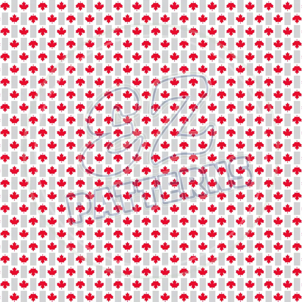 Canada Party 004 Printed Pattern Vinyl