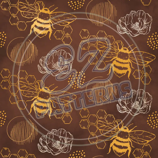 Cinnamon Honey 009 Printed Pattern Vinyl