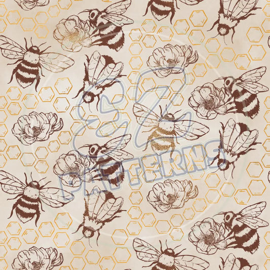 Cinnamon Honey 014 Printed Pattern Vinyl