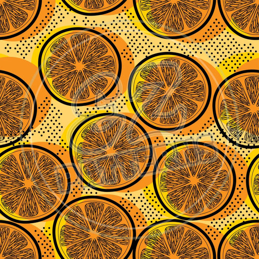 Citrus Lemonade 002 Printed Pattern Vinyl