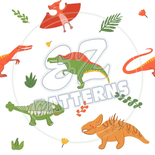 Dino World 003 Printed Pattern Vinyl