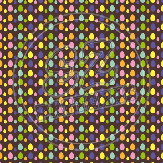 Easter Chocolate 004 Printed Pattern Vinyl