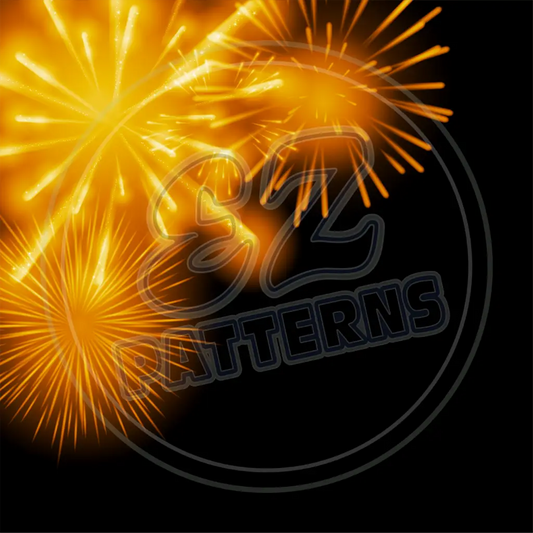 Fireworks 002 Printed Pattern Vinyl