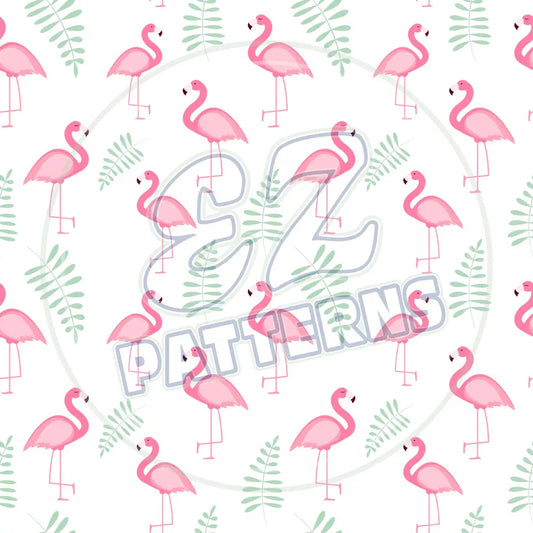 Flamingo Friends 003 Printed Pattern Vinyl
