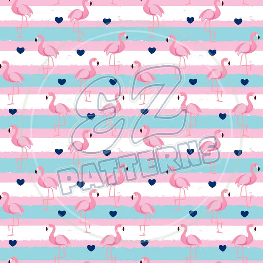 Flamingo Friends 004 Printed Pattern Vinyl