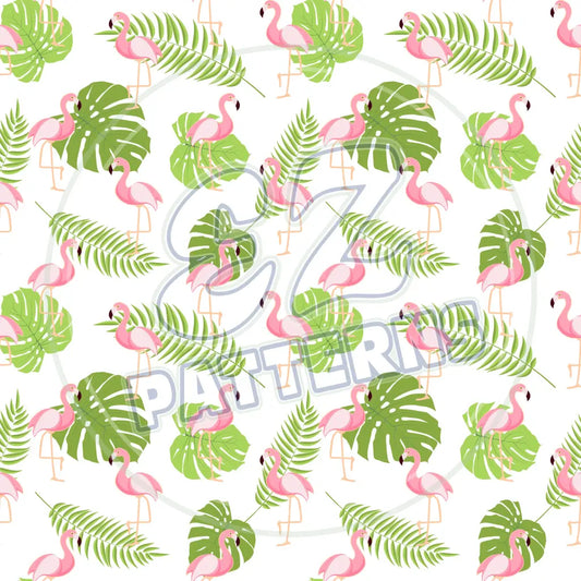 Flamingo Friends 006 Printed Pattern Vinyl