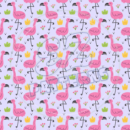 Flamingo Friends 007 Printed Pattern Vinyl