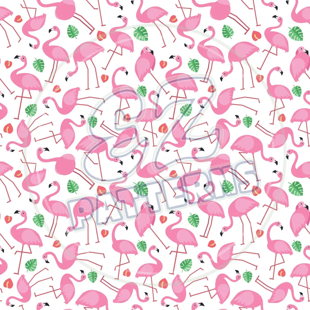 Flamingo Friends 008 Printed Pattern Vinyl