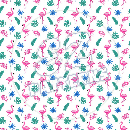 Flamingo Friends 012 Printed Pattern Vinyl