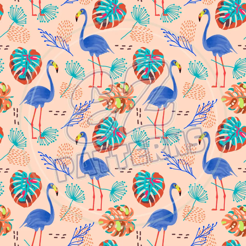 Flamingo Friends 016 Printed Pattern Vinyl