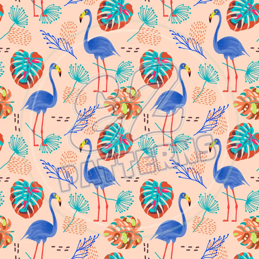 Flamingo Friends 016 Printed Pattern Vinyl