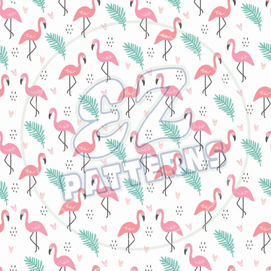 Flamingo Friends 020 Printed Pattern Vinyl