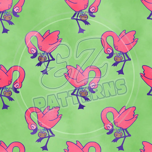 Flamingo Party 005 Printed Pattern Vinyl