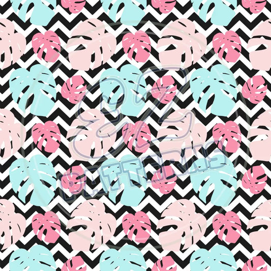Flamingo Party 008 Printed Pattern Vinyl